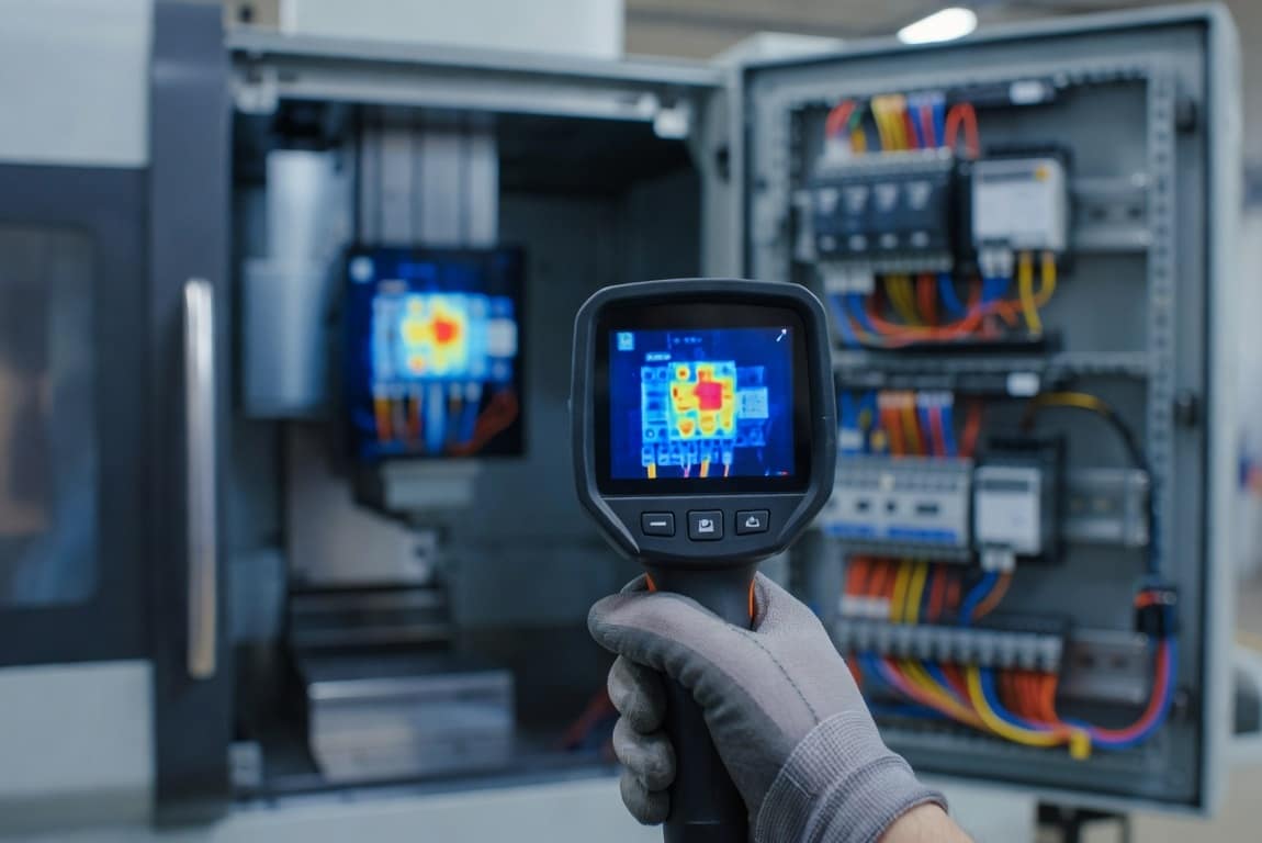 Jak termowizja pomaga wykryć przegrzewanie w napędach i szafach CNC? Jak termowizja pomaga wykryć przegrzewanie w napędach i szafach CNC?