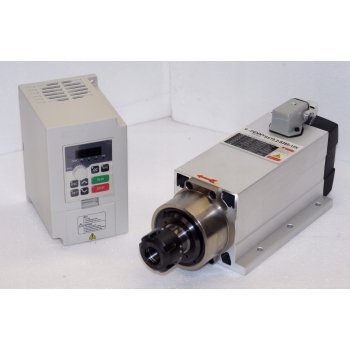 Elektrowrzeciono 2,2kw ER25 400V - 4 łożyska ceramiczne + Falownik H100